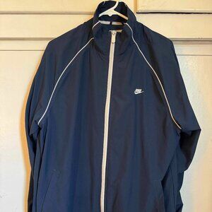 Nike Windbreaker Jacket Men's Size LARGE Navy RN#56323 CA#5553